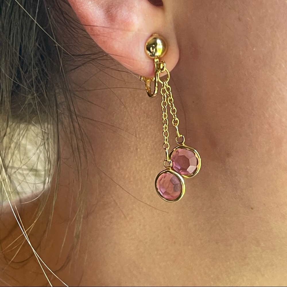 Vintage clip earrings